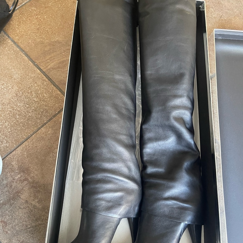 Sigerson Morrison Black Over the Knee Boots